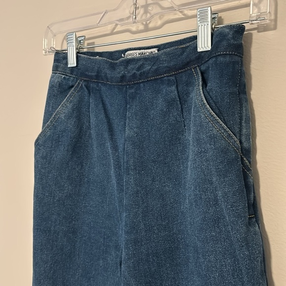 Vintage 80s George Marciano for Guess Denim Stirup Pants size 28 - Picture 4 of 8